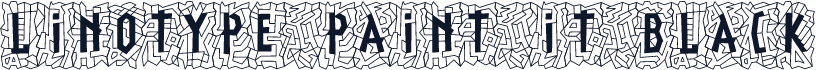 Linotype Paint It Black