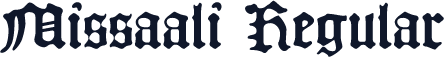 Missaali Regular