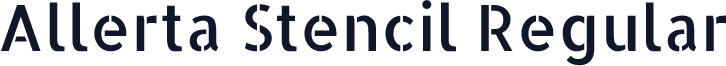 Allerta Stencil Regular