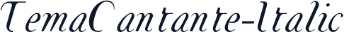 TemaCantante-Italic