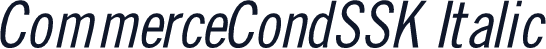 CommerceCondSSK Italic