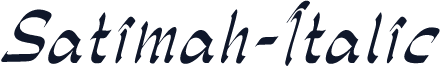Satimah-Italic