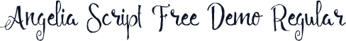 Angelia Script Free Demo Regular