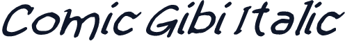 Comic Gibi Italic