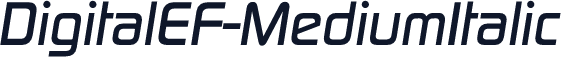 DigitalEF-MediumItalic