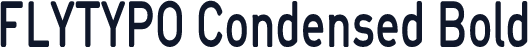 FLYTYPO Condensed Bold