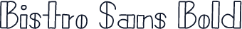 Bistro Sans Bold