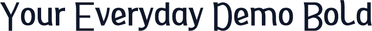 Your Everyday Demo Bold