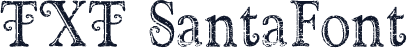 TXT SantaFont