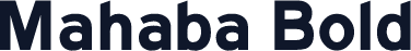 Mahaba Bold