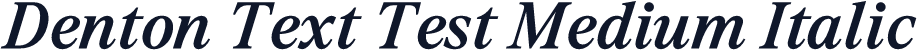 Denton Text Test Medium Italic