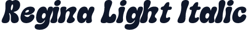 Regina Light Italic