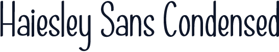 Haiesley Sans Condensed
