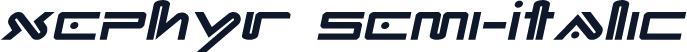 Xephyr Semi-Italic