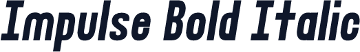 Impulse Bold Italic