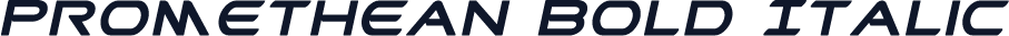 Promethean Bold Italic