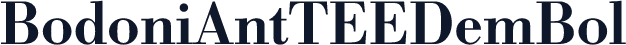 BodoniAntTEEDemBol