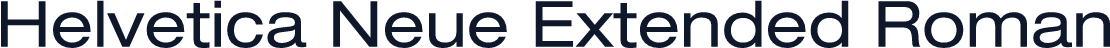 Helvetica Neue Extended Roman