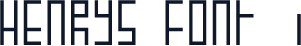 Henrys Font 1