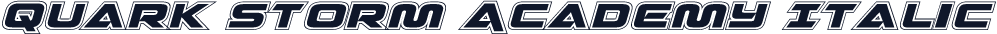Quark Storm Academy Italic