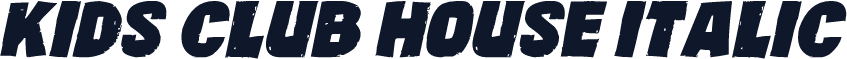 Kids Club House Italic