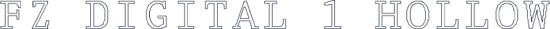FZ DIGITAL 1 HOLLOW