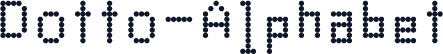 Dotto-Alphabet