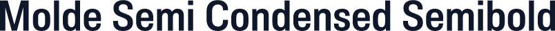 Molde Semi Condensed Semibold