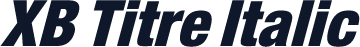 XB Titre Italic