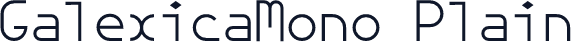 GalexicaMono Plain