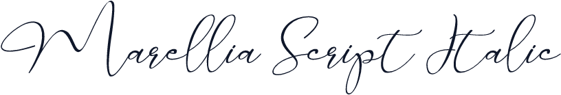 Marellia Script Italic