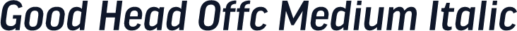 Good Head Offc Medium Italic