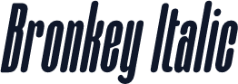 Bronkey Italic