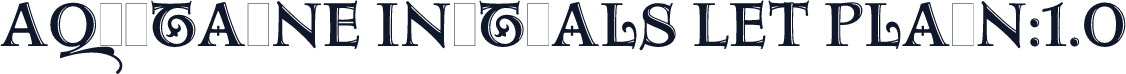 Aquitaine Initials LET Plain:1.0