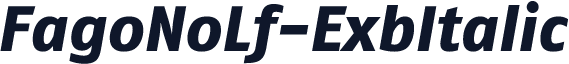 FagoNoLf-ExbItalic