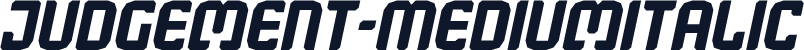 Judgement-MediumItalic