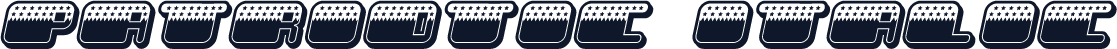 Patriotic Italic