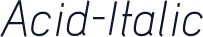 Acid-Italic