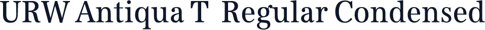 URW Antiqua T  Regular Condensed