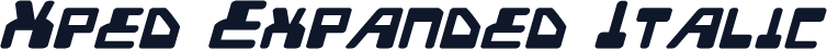 Xped Expanded Italic