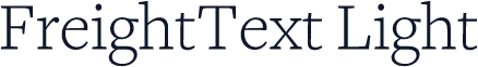FreightText Light