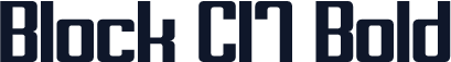 Block C17 Bold