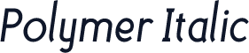 Polymer Italic