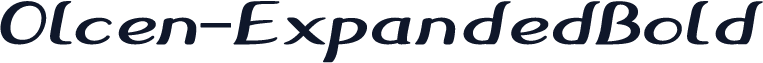 Olcen-ExpandedBold