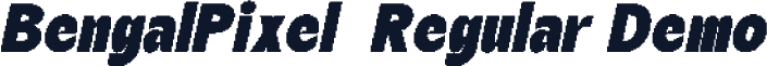 BengalPixel-Regular Demo