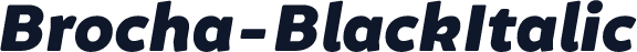 Brocha-BlackItalic