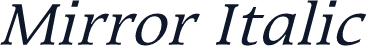 Mirror Italic