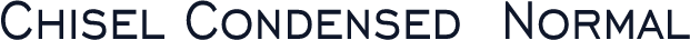 Chisel Condensed  Normal