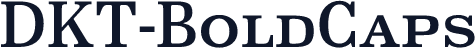 DKT-BoldCaps