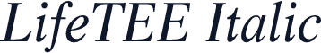 LifeTEE Italic